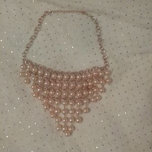 8 Layer Rose Gold Necklace